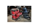 Milwaukee PACKOUT 48-22-8443 Tool Box, 50 lb, Polypropylene, Black/Red, 22.2 in L x 16.3 in W x 14.3 in H Outside Black/Red