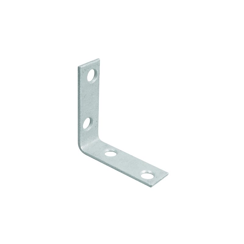 National Hardware 115BC Series N113-324 Corner Brace, 2 in L, 5/8 in W, Galvanized Steel, 0.08 Thick Material