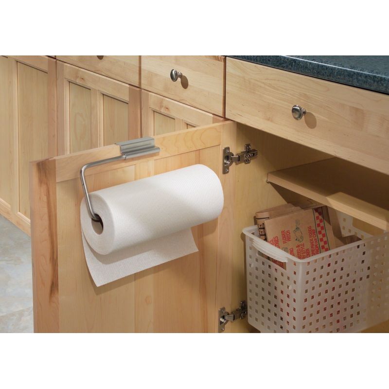 iDesign Forma Over Cabinet Paper Towel Holder Stainless Steel