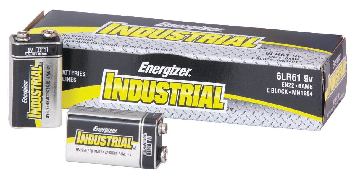Buy Energizer Industrial 9V Alkaline Battery 625 MAh