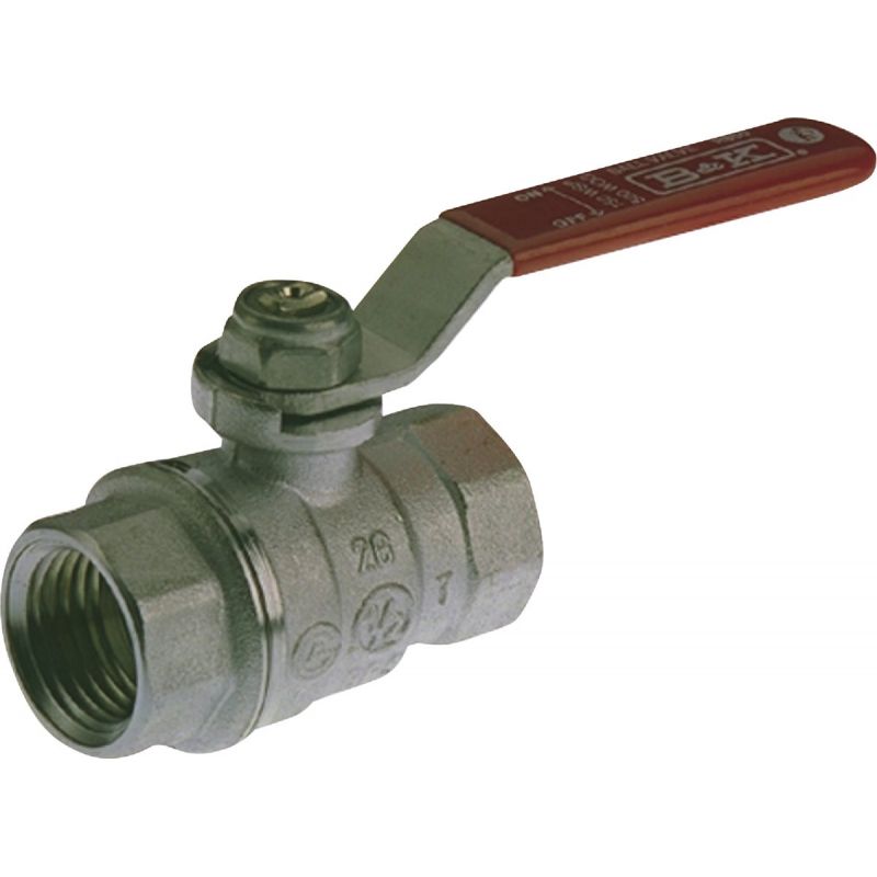 ProLine Forged Brass Chrome-Plated Full Port Ball Valve F.I.P 1/2&quot; FIP