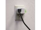 Prime Wire &amp; Cable Plug-In Outlet With Switch White