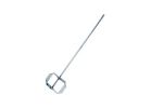 Richard 56016 Drywall Mud Mixer, 21 in OAL, 1/2 in Dia Shaft, Steel, Zinc-Plated