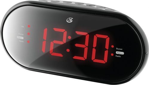 Gpx Dual Alarm Clock Radio, Gpx Alarm Clock