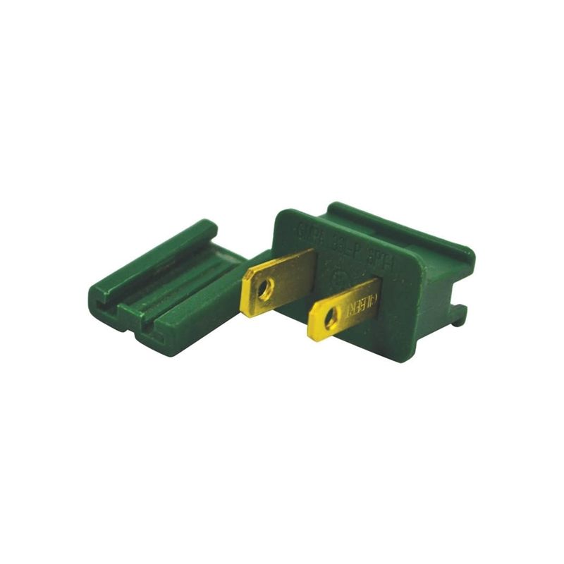Hometown Holidays ZPLG-M Slide Plug, Male, Green, For: C7 and C9 18 AWG SPT-1 Cord Green