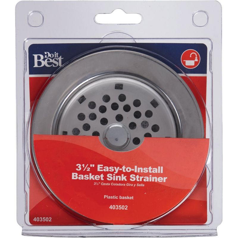 Do it Stainless ABS and Steel Kitchen Basket Strainer Assembly