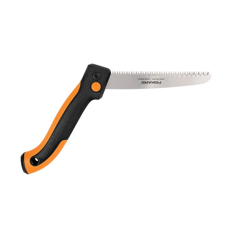 Fiskars 390680-1001 Pruning Saw, 7 in Blade, Steel Blade, Resin Handle, Soft-Grip Handle, 21-1/2 in OAL