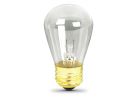 Feit Electric 11S14/4-130 Incandescent Bulb, 11 W, S14 Lamp, E26 Medium Lamp Base, 40 Lumens, 2700 K Color Temp (Pack of 6)