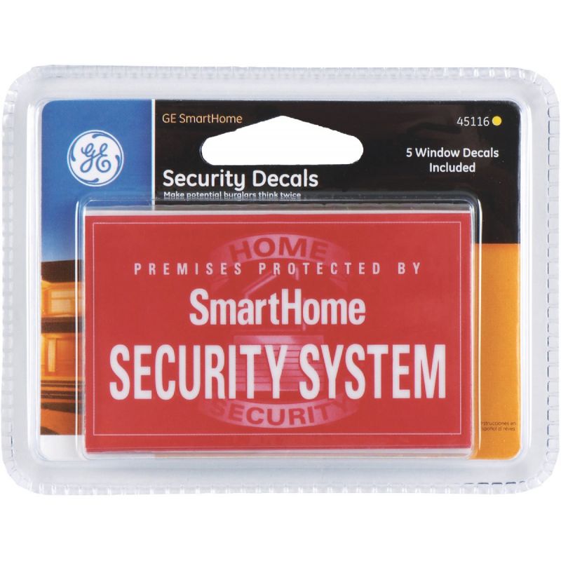 GE Security Window Sticker