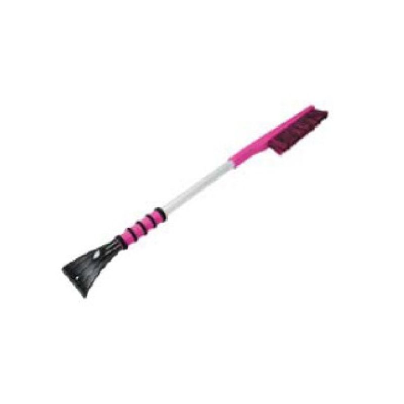 Mallory S30-886PKUS Snow Brush, 31 in OAL, Aluminum Handle, Pink Pink