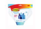 Command BATH12-ES Corner Caddy, Plastic, Frosted Frosted