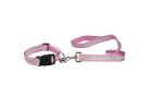 Guardian Gear ZA984 06 75 Dog Collar, 6 to 10 in L Collar, 3/8 in W Collar, Nylon, Pink, Reflective Taping Pink