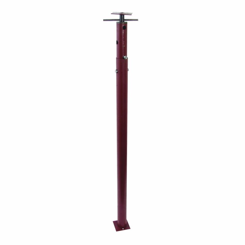 Marshall Stamping Extend-O-Post Series JP84 Jack Post, 4 ft 8 in to 8 ft 4 in Red