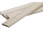 House of Fara Victorian Chair Rail Molding Natural (Pack of 6)