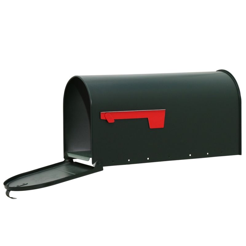 Gibraltar Mailboxes Elite Series E1600G00 Mailbox, 1475 cu-in Capacity, Galvanized Steel, Powder-Coated, 8.7 in W, Green 1475 Cu-in, Green