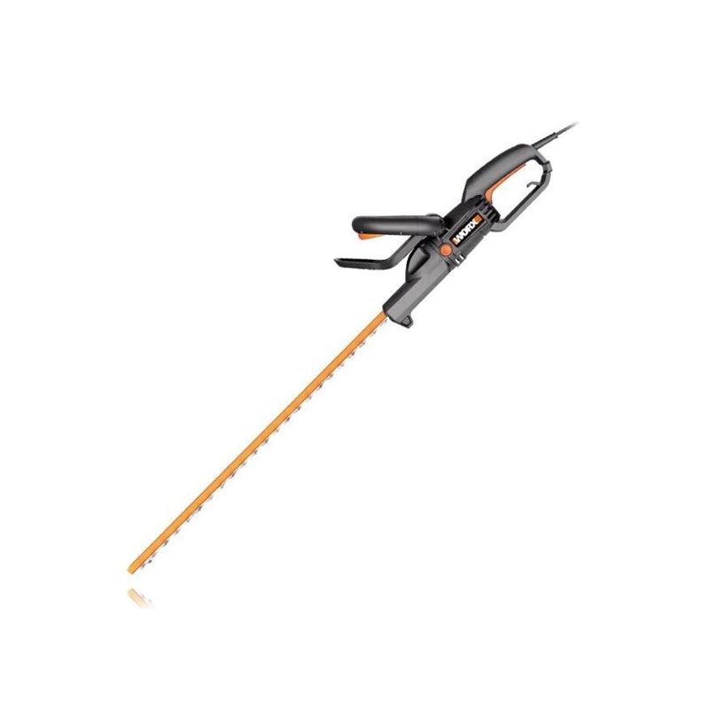 WORX WG217 Electric Hedge Trimmer, 4.5 A, 120 V, 3/4 in Cutting Capacity, 24 in L Blade, Black Black