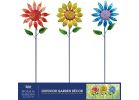 Alpine Sunflower Garden Stake Lawn Ornament Assorted (Pack of 9)