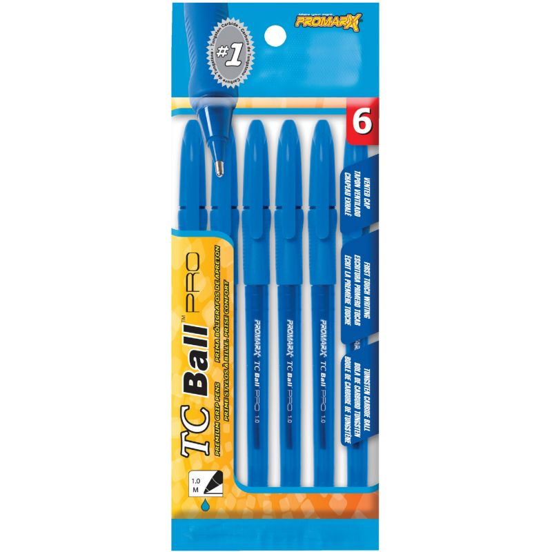 ProMarx TC Ball Pro Stick Pen Blue (Pack of 12)