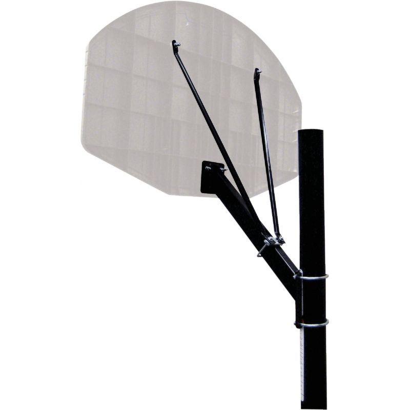 Backboard Mounting Basketball Pole Black