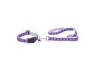 Casual Canine ZA8871 18 79 Dog Collar, 18 to 26 in L Collar, 1 in W Collar, Nylon, Purple Purple