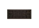 Imperial RG3448 Art and Craft Floor Register, 12 in L, 4 in W, Polystyrene/Steel, Oil Rubbed Bronze