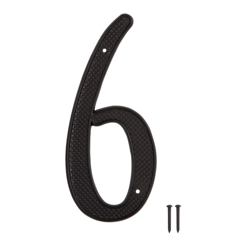 ProSource N-016-PS House Number, Character: 6, 4 in H Character, 2.28 in W Character