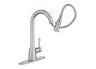 Moen Adler Series 87233SRS Kitchen Faucet, 1.5 gpm, 1-Faucet Handle, 1-Faucet Hole, Polymer/Stainless Steel