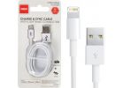 RCA Lightning Cord USB Charging &amp; Sync Cable White