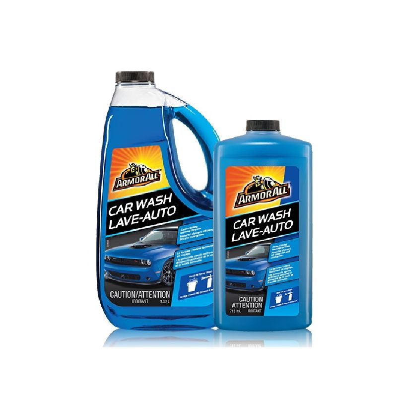 Armor All 17740 Car Wash Concentrate, 715 mL, Bottle, Liquid Clear Blue