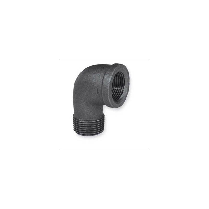 aqua-dynamic 5520-300 Street Pipe Elbow, 1/8 in, Threaded, 90 deg Angle, Malleable Iron, 150 psi Pressure