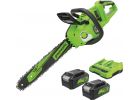 Greenworks (2) 24V Brushless Cordless Chainsaw Kit