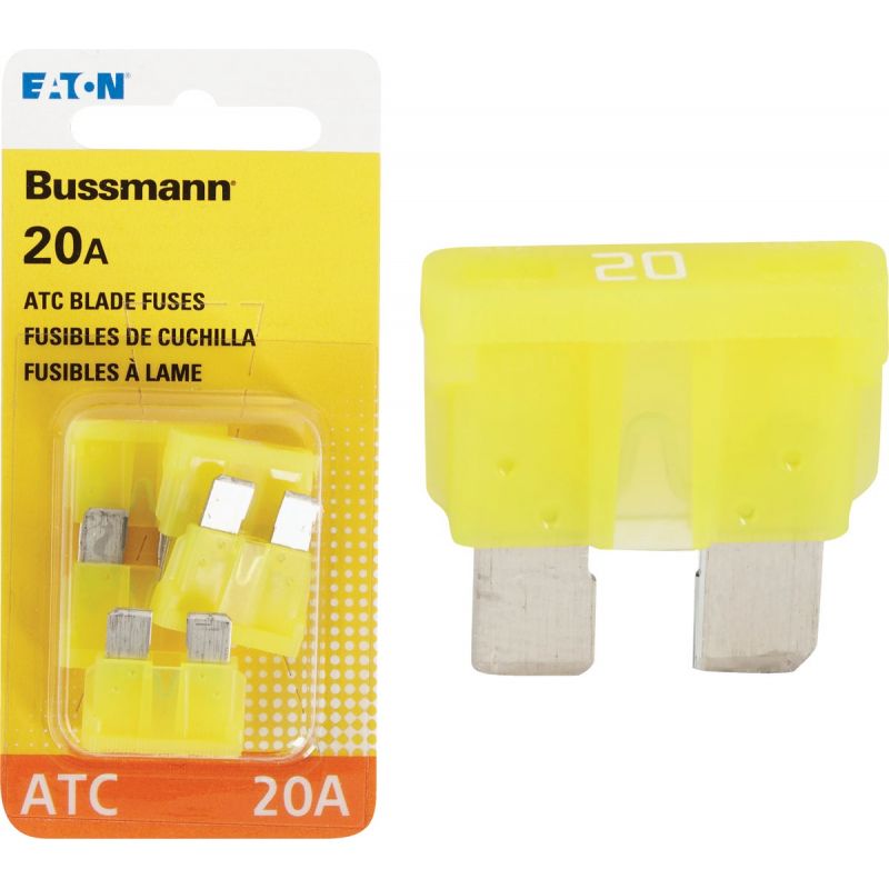 Bussmann ATC Blade Automotive Fuse Yellow, 20
