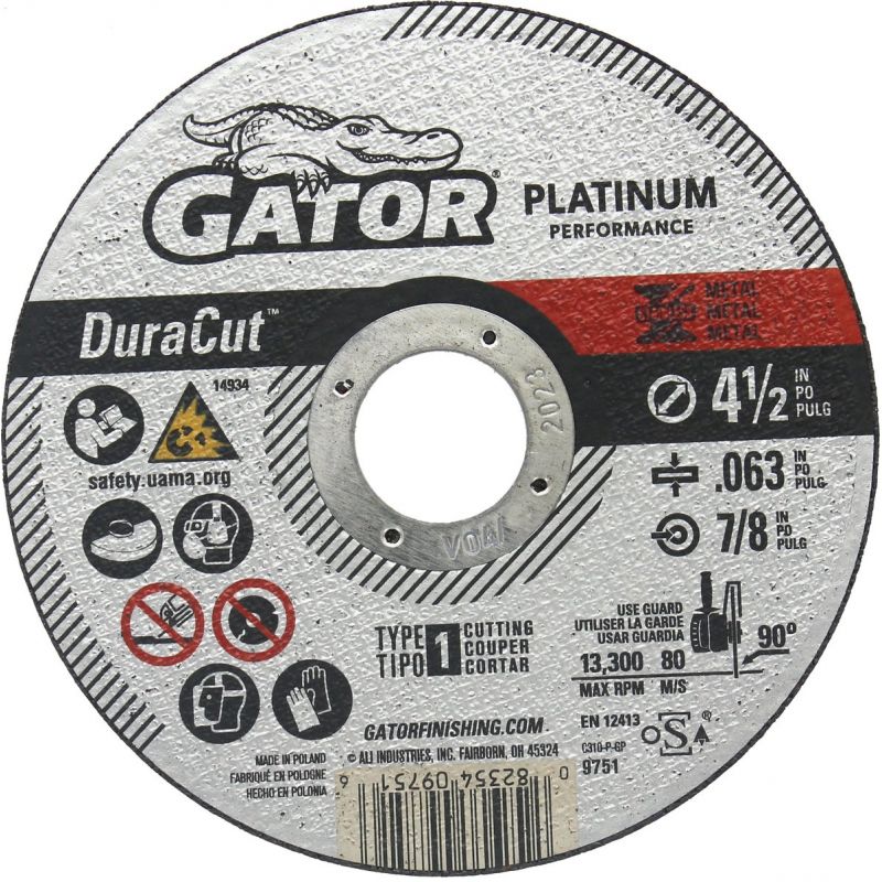 Gator Blade DuraCut Type 1 Cut-Off Wheel