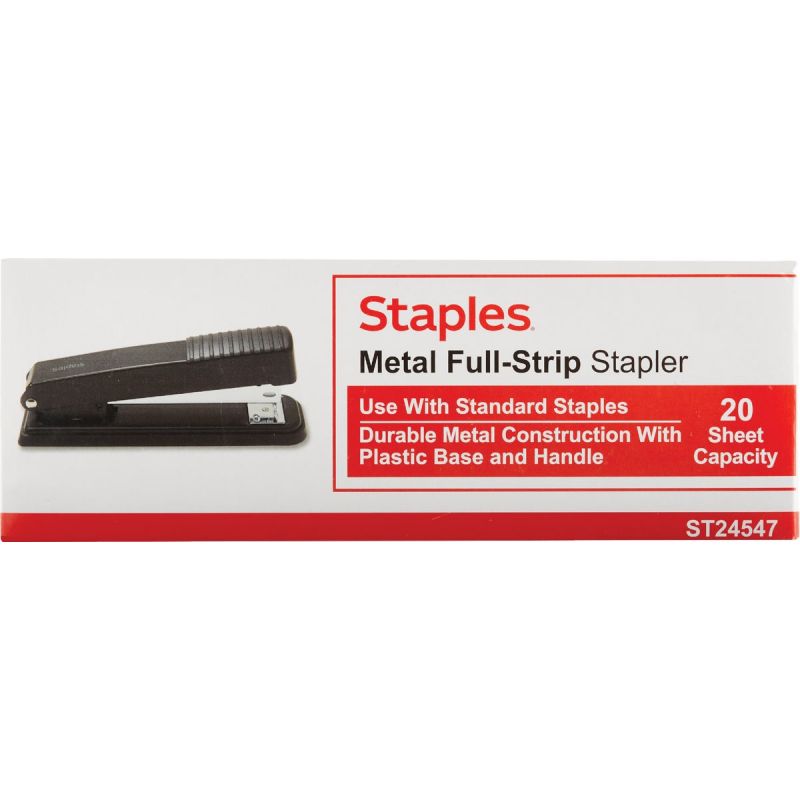 Staples Full-Strip Desk Stapler Black