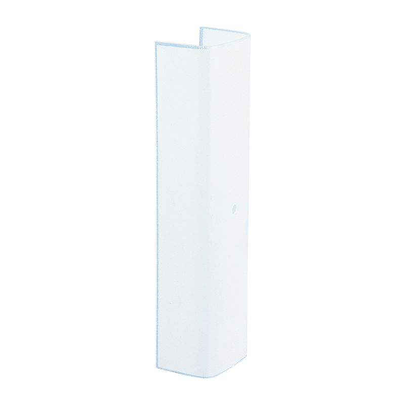 Westinghouse 8175900 Channel Shade, Rectangular, Glass, White White