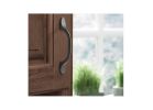 Amerock Allison Series BP21935FB Cabinet Pull, 5 in L Handle, 11/16 in H Handle, 1 in Projection, Zinc, Matte Black Traditional