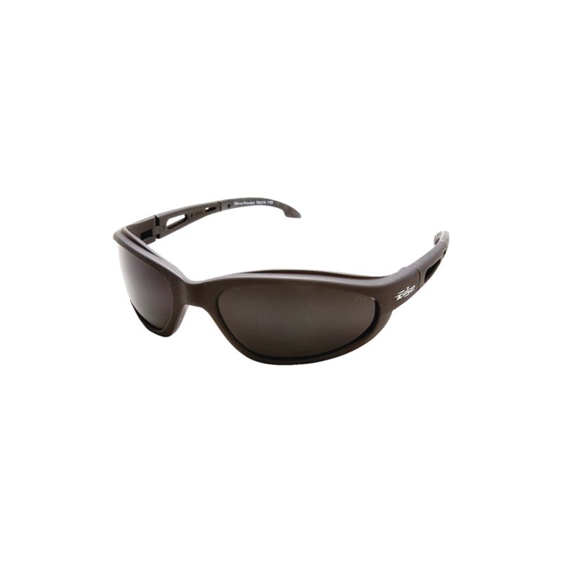 Edge TSM216 Polarized Safety Glasses, Unisex, Polycarbonate Lens, Full Frame, Nylon Frame, Black Frame