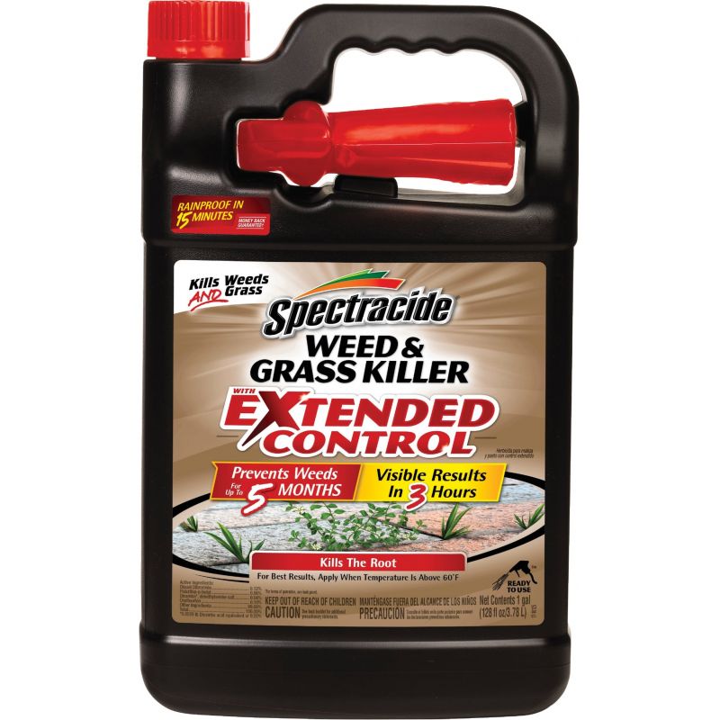 Spectracide Weed &amp; Grass Killer with Extended Control 1 Gal., Trigger Spray