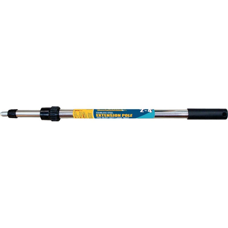 Premier Telescoping Stainless Steel External Twist Extension Pole 2 Ft. To 4 Ft.