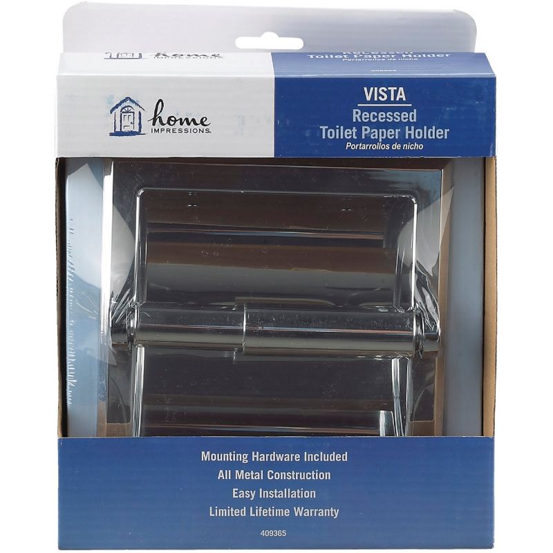 Home Impressions Vista Recessed Toilet Paper Holder Transitional