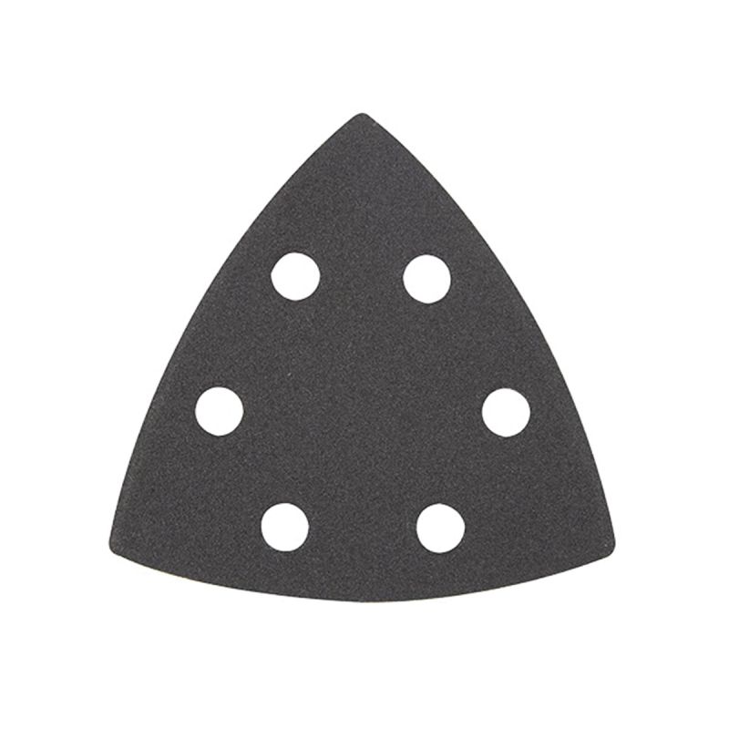 Milwaukee 49-25-2180 Triangle Sandpaper, 180 Grit, Silicon Carbide Abrasive, 3-1/2 in L Black
