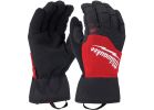 Milwaukee Winter Performance Gloves XL, Black &amp; Red