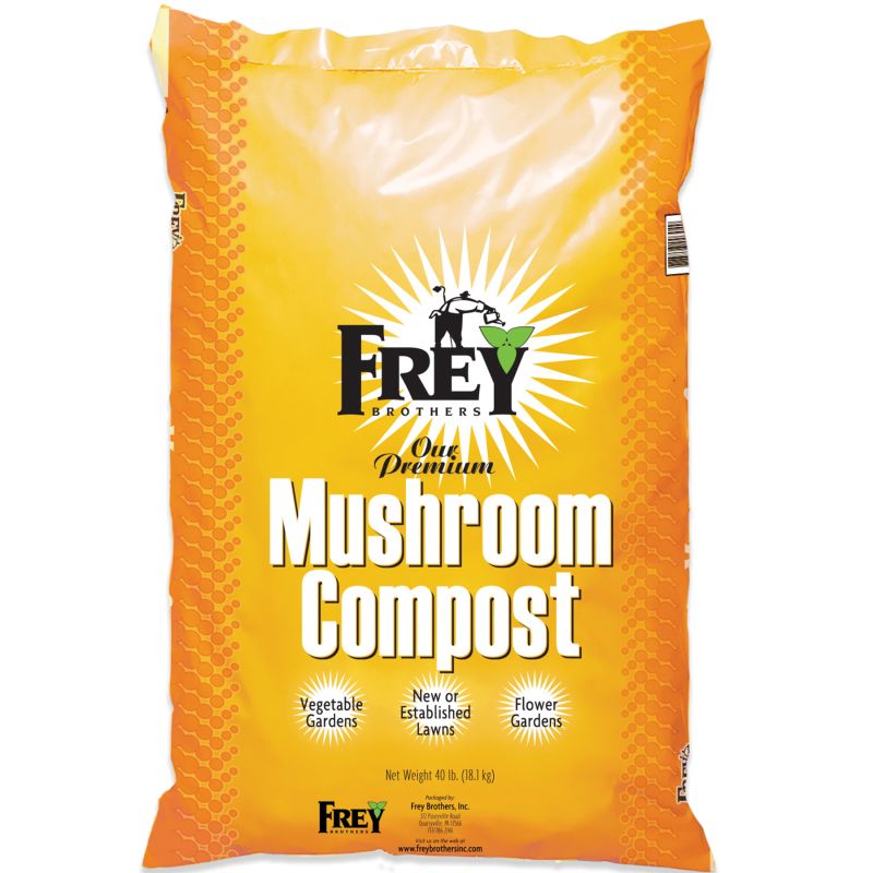 Frey 1SBMC Mushroom Compost, 40 lb, Bag