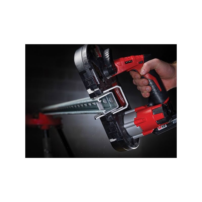 Milwaukee 2429-21XC Band Saw Kit, Battery Included, 12 V Battery, 1.4 Ah, 27 in L Blade, 1/2 in W Blade 27 In