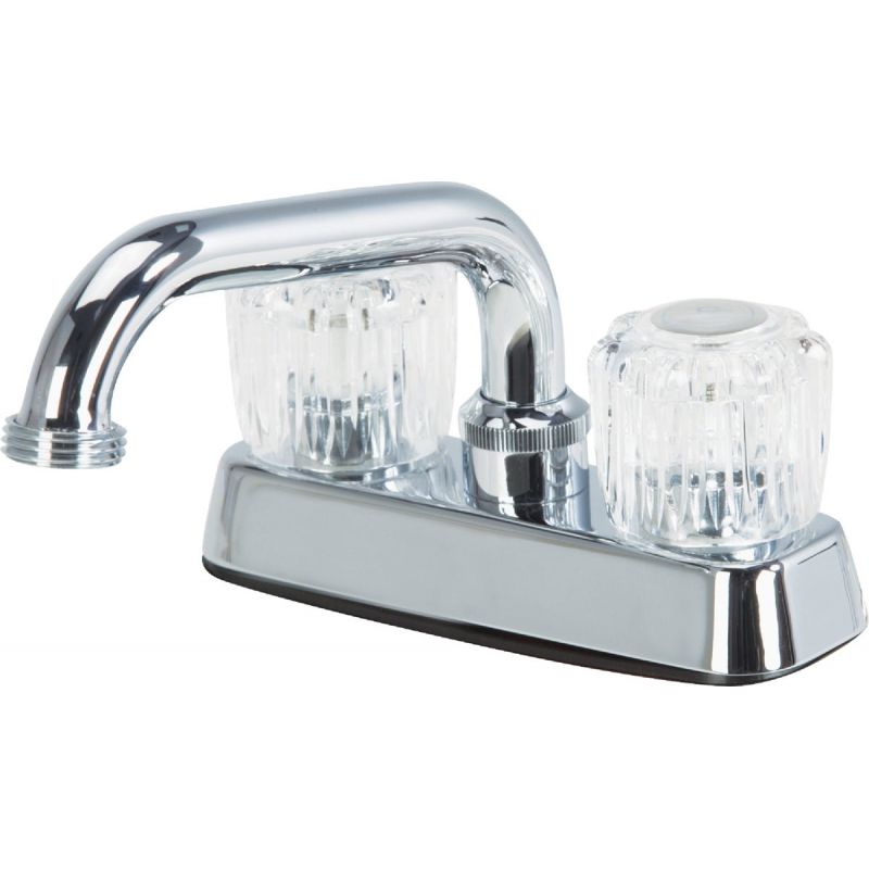 Home Impressions 2-Handle Laundry Faucet With Acrylic Handles