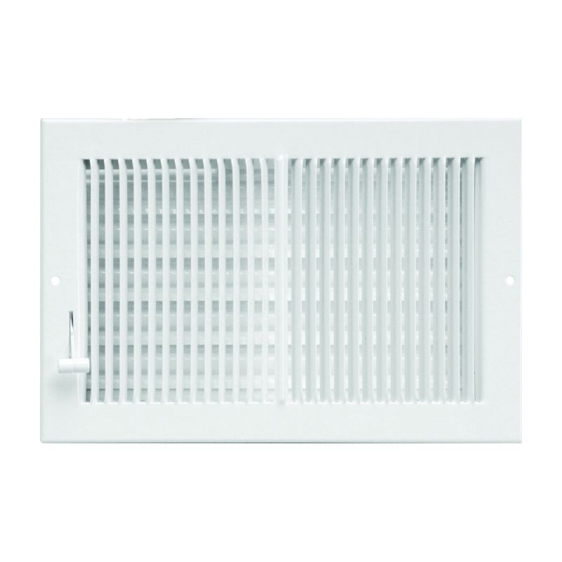 Imperial RG0299 Multi-Shutter Register, 7-1/4 in L, 13-1/4 in W, Steel, White White