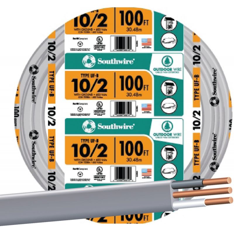 Southwire 10-2 UFW/G Electrical Wire