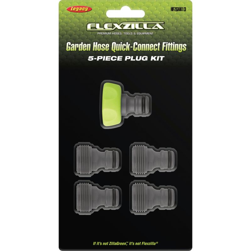 Flexzilla Standard Garden Hose Quick-Connect Plug Kit