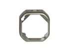 Raco 130 Extension Ring, 9/16 in W, 2-Gang, 4-Knockout, Steel, Silver, Galvanized Silver