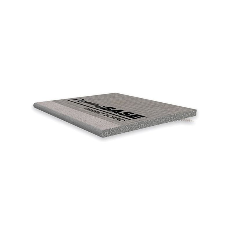 PermaBase 50000079 Board, 8 ft L, 48 in W, 1/2 in Thick, Cement/Fiberglass Mesh, Gray Gray